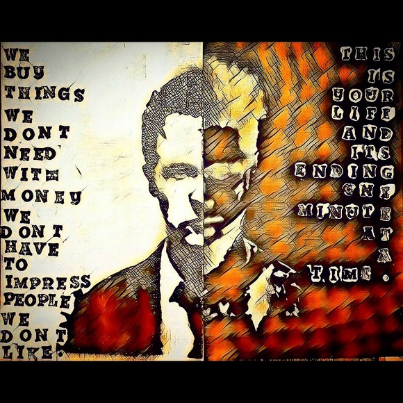 createXnight Other - “Durden’s Duality” Fight Club Digital Print